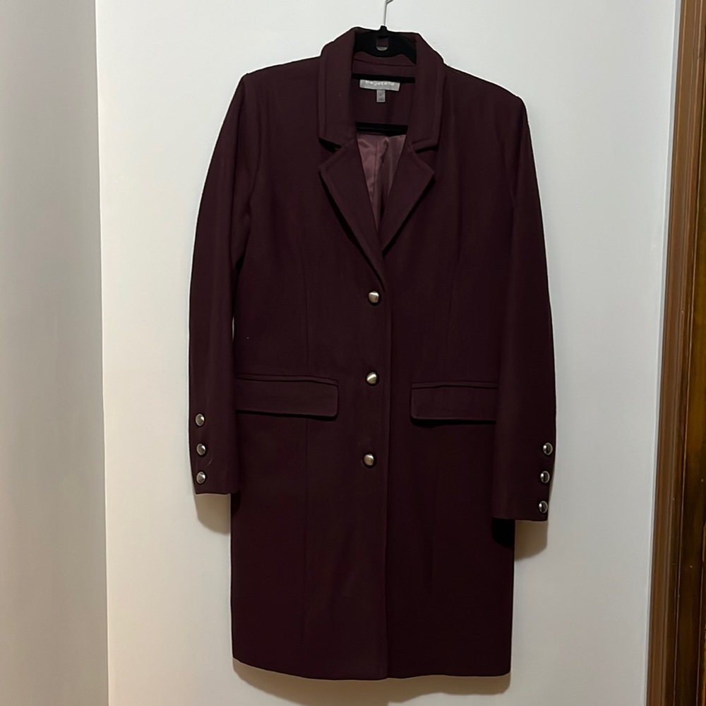 Winter trench coat wool blend